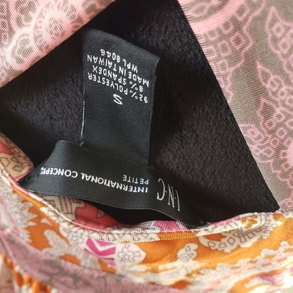 NWOT INC Pink Paisley Crossed Back Sundress - Picture 7 of 7